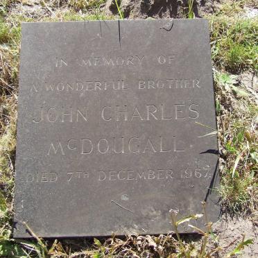 McDOUGALL John Charles -1967