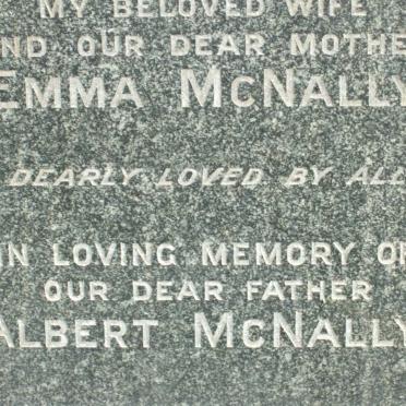 McNALLY Albert &amp; Emma