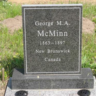 McMINN George M.A. 1863-1897