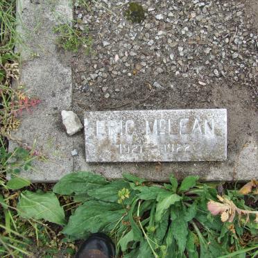 McLEAN Eric 1921-1922