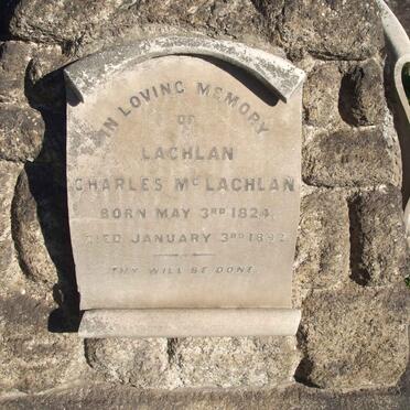 Mc LACHLAN Lachlan Charles 1824-1892