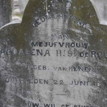 ROUBAIX Magdalena H.S., de nee VAN RENEN -1892