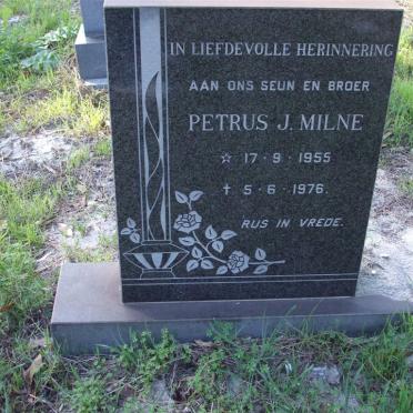 MILNE Petrus J. 1955-1976