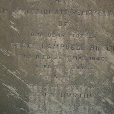 MILLIGAN Arthur Mawson -1917 :: BRUCE Grace Campbell -1940 :: BURTON Helen -1956