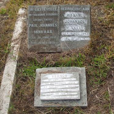 MINNAAR Paul Johannes 1914-1958 :: MINNAAR Wynand Johannes 1943-1973 :: MINNAAR Vernon
