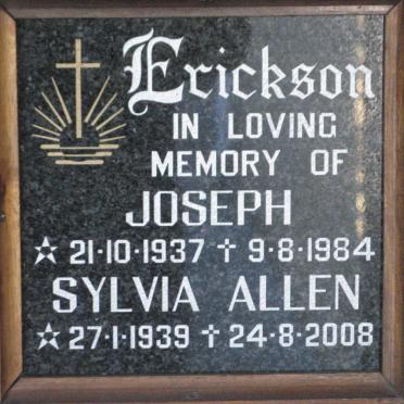 ALLEN Joseph 1937-1984 &amp; Sylvia 1939-2008