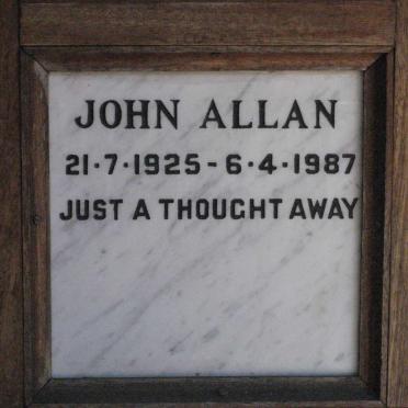 ALLAN John 1925-1987