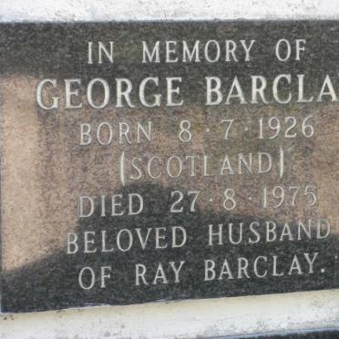 BARCLAY George 1926-1975