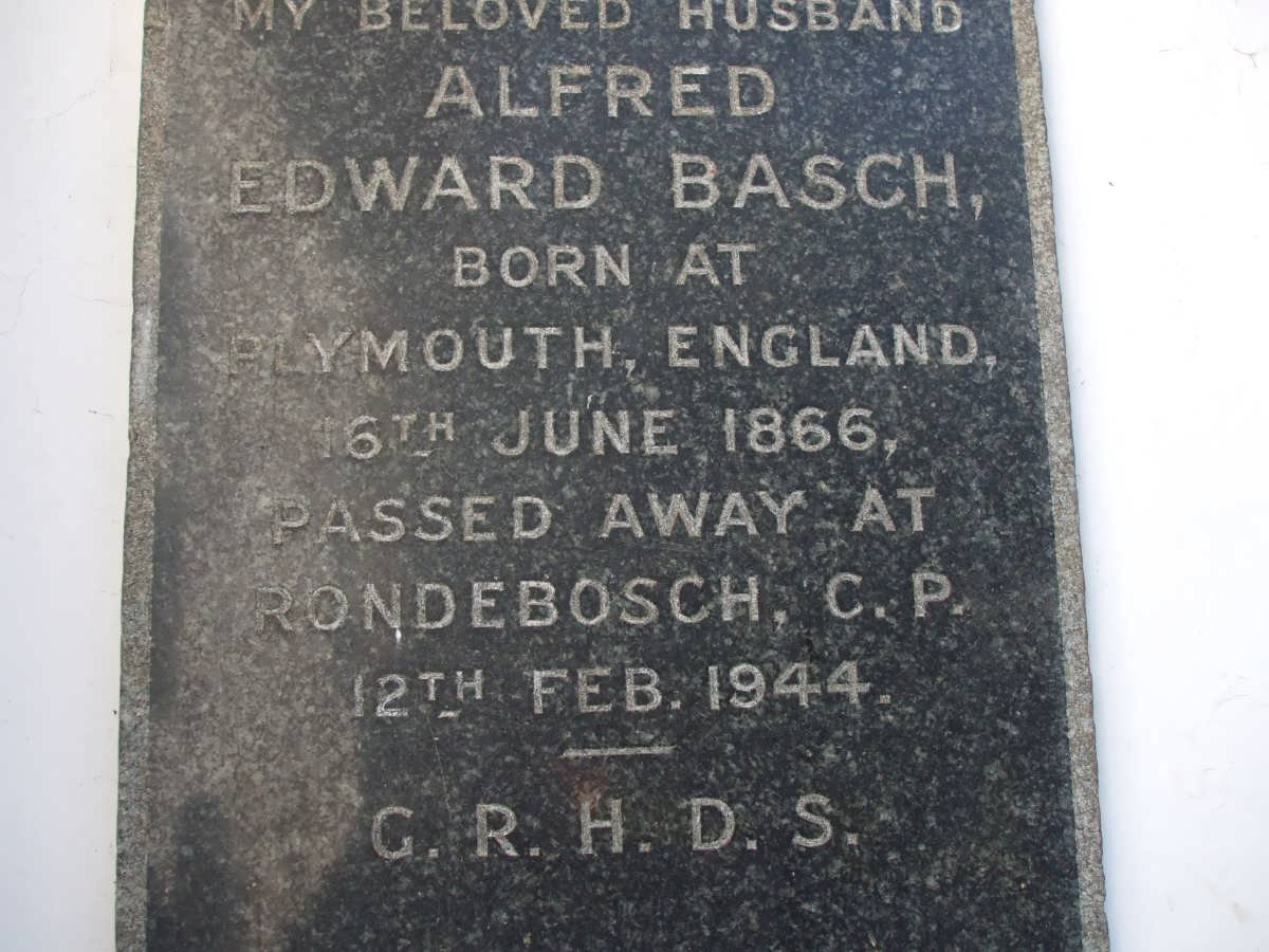 BASCH Alfred Edward 1866-1944