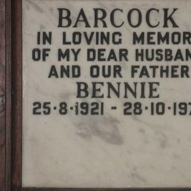 BARCOCK Bennie 1921-1977