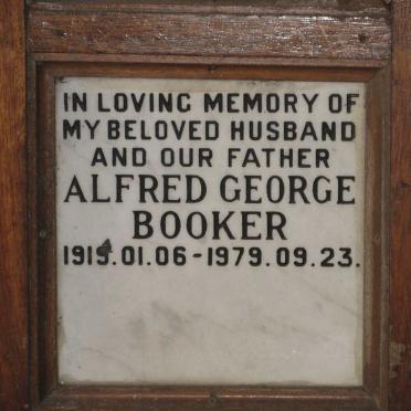 BOOKER Alfred George 1919-1979