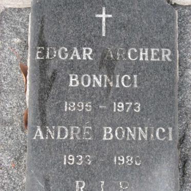 BONNICI Edgar Archer 1895-1973 :: BONNICI Andre 1933-1980