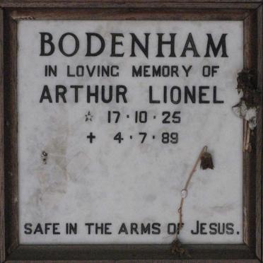 BODENHAM Arthur Lionel 1925-1989