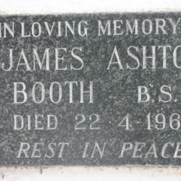 BOOTH James Ashton -1965