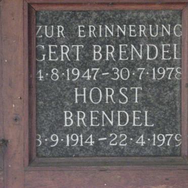 BRENDEL Horst 1914-1979 :: BRENDEL Gert 1947-1978