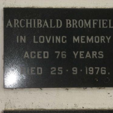 BROMFIELD Archibald -1976