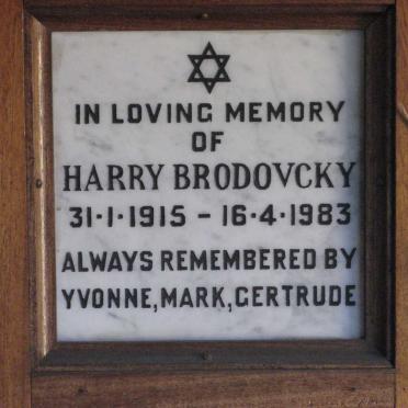 BRODOVCKY Harry 1915-1983