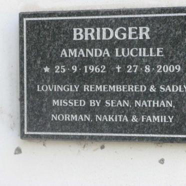 BRIDGER Amanda Lucille 1962-2009