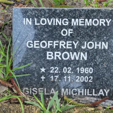 BROWN Geoffrey John 1960-2002 :: ? Gisela Michillay