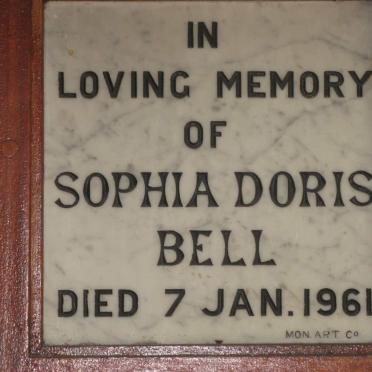 BELL Sophia Doris -1961