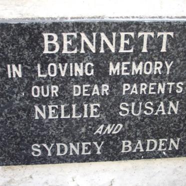BENNETT Sydney Baden &amp; Nellie Susan