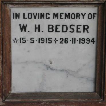 BEDSER W.H. 1915-1994