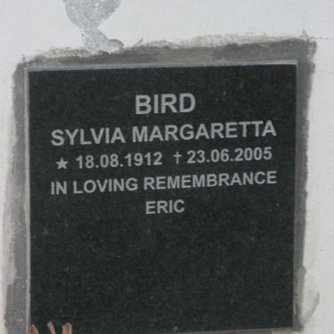 BIRD Sylvia Margaretta 1912-2005