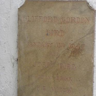 BIRD Clifford Gordon -1947 &amp; Josey BRINK -1947