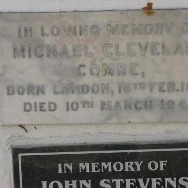 COMBE Michael Cleveland 1862-1944