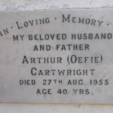 CARTWRIGHT Arthur -1955