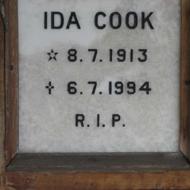 COOK Ida 1913-1994