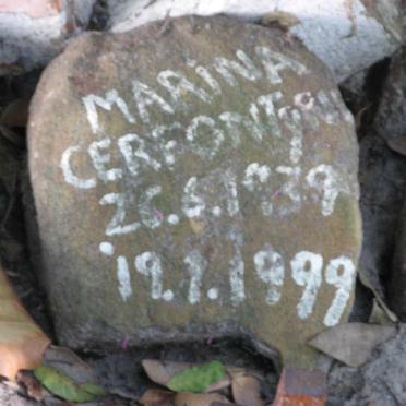 CERFONTYNE Marina 1939-1999