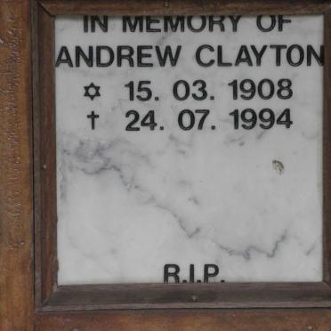 CLAYTON Andrew 1908-1994