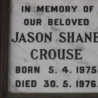 CROUSE Jason Shane 1975-1976