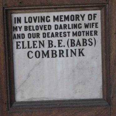 COMBRINK Ellen B.E.