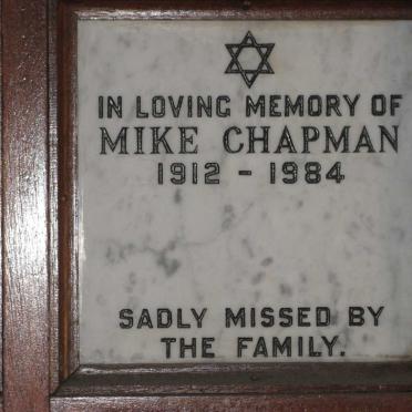 CHAPMAN Mike 1912-1984