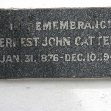CATTELL Ernest John 1876-1946
