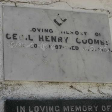 COOMBS Cecil Henry 1887-1953