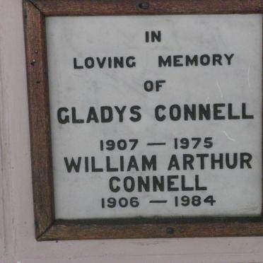 CONNELL William Arthur 1906-1984 &amp; Gladys 1907-1975