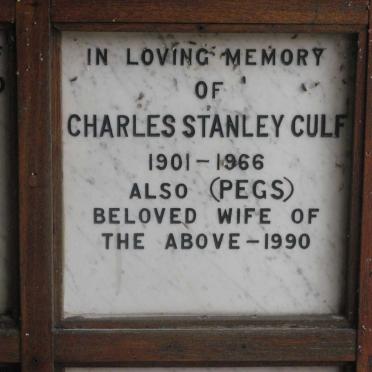 CULF Charles Stanley 1901-1966 &amp; Pegs -1990
