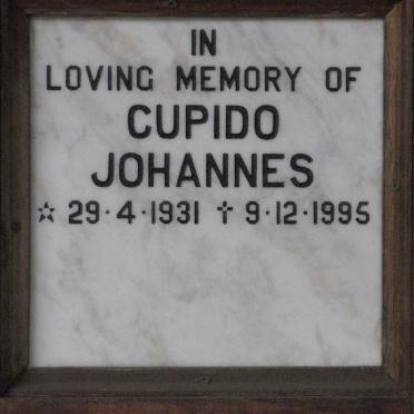 CUPIDO Johannes 1931-1995