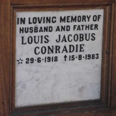 CONRADIE Louis Jacobus 1918-1983