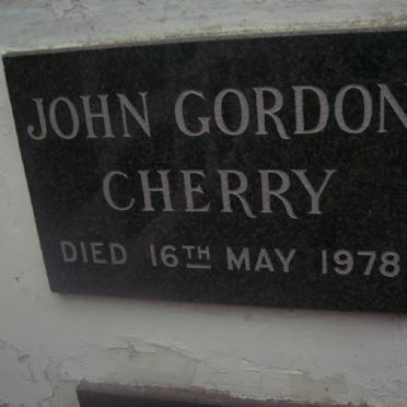 CHERRY John Gordon -1978