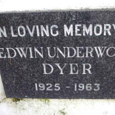DYER Edwin Underwood 1925-1963