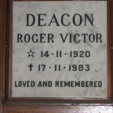 DEACON Roger Victor 1920-1983
