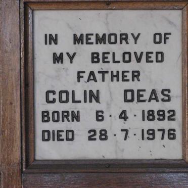 DEAS Colin 1892-1976
