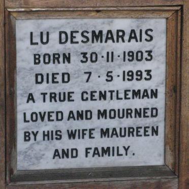 DESMARAIS Lu 1903-1993