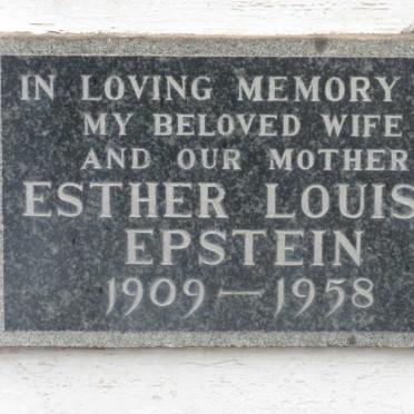 EPSTEIN Esther Louise 1909-1958