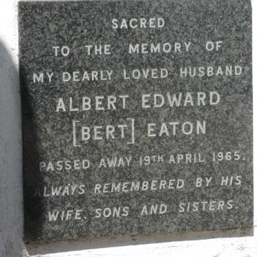 EATON Albert Edward -1965