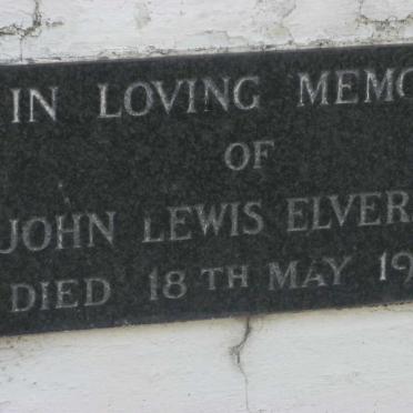 ELVERSON John Lewis -1965